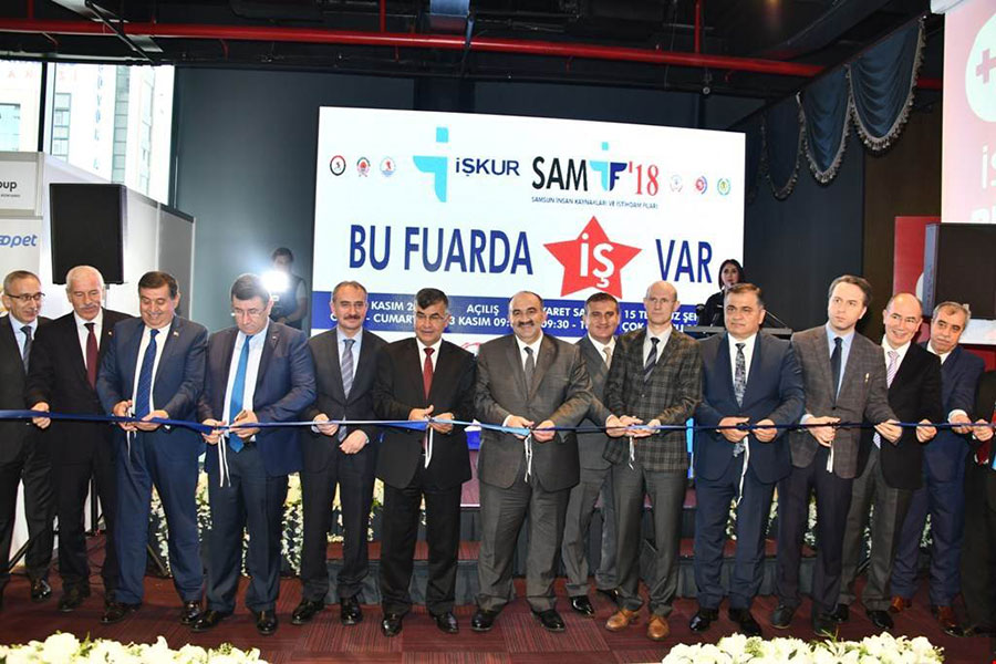 Samsun İnsan Kaynakları Ve İstihdam Fuarı Açıldı