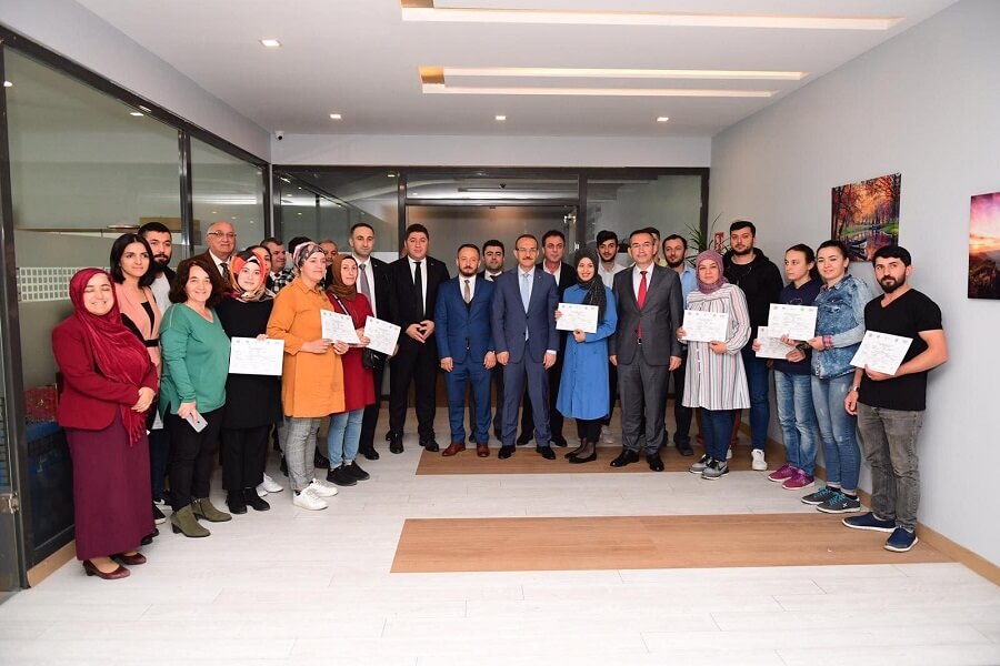 Ordu'da MEK Kursiyerlerine Sertifikaları Törenle Verildi