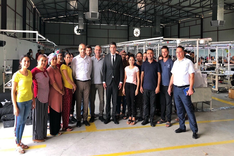 Kadirli Organize Sanayi Bölgesi Tekstil Firmalarında İşbaşı Eğitim Programı Başlattık