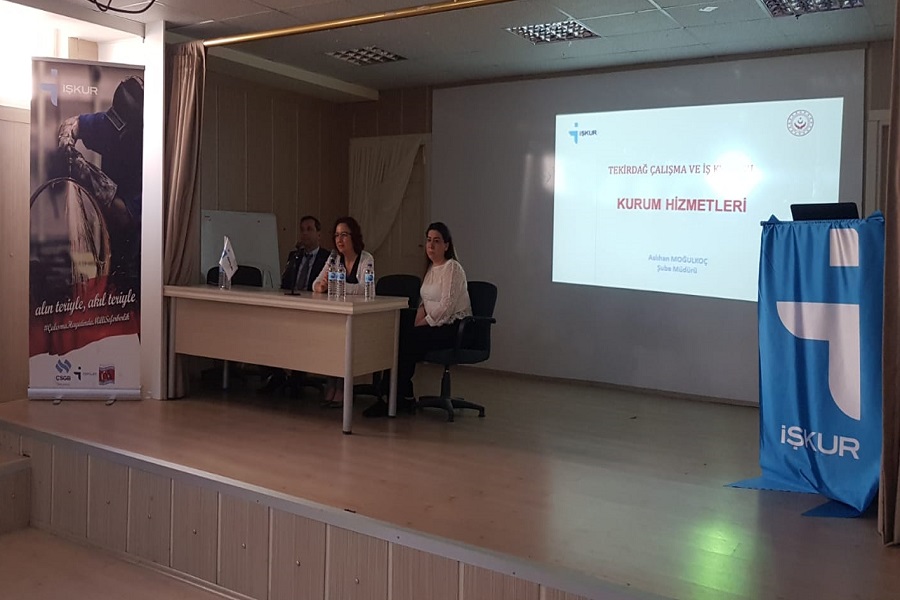 Çorlu Mesleki ve Teknik Anadolu Lisesinde İş Arama Teknikleri Semineri Gerçekleştirdik haber kapak görseli