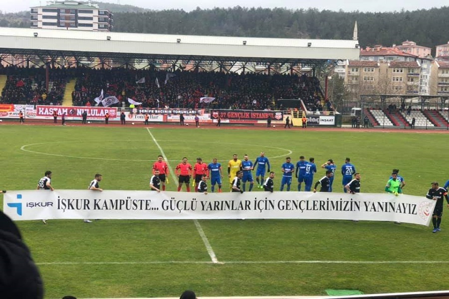 "İŞKUR Kampüste" Pankartımız Yeşil Sahalarda haber kapak görseli