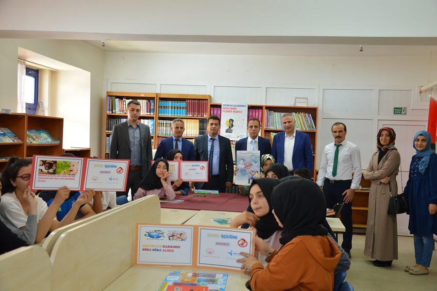 Bayburt'ta Çocuk İşçiliği ile Mücadele Günü Kapsamında Etkinlik Düzenledik