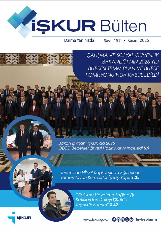 İŞKUR BÜLTEN KASIM 2025 kapağı