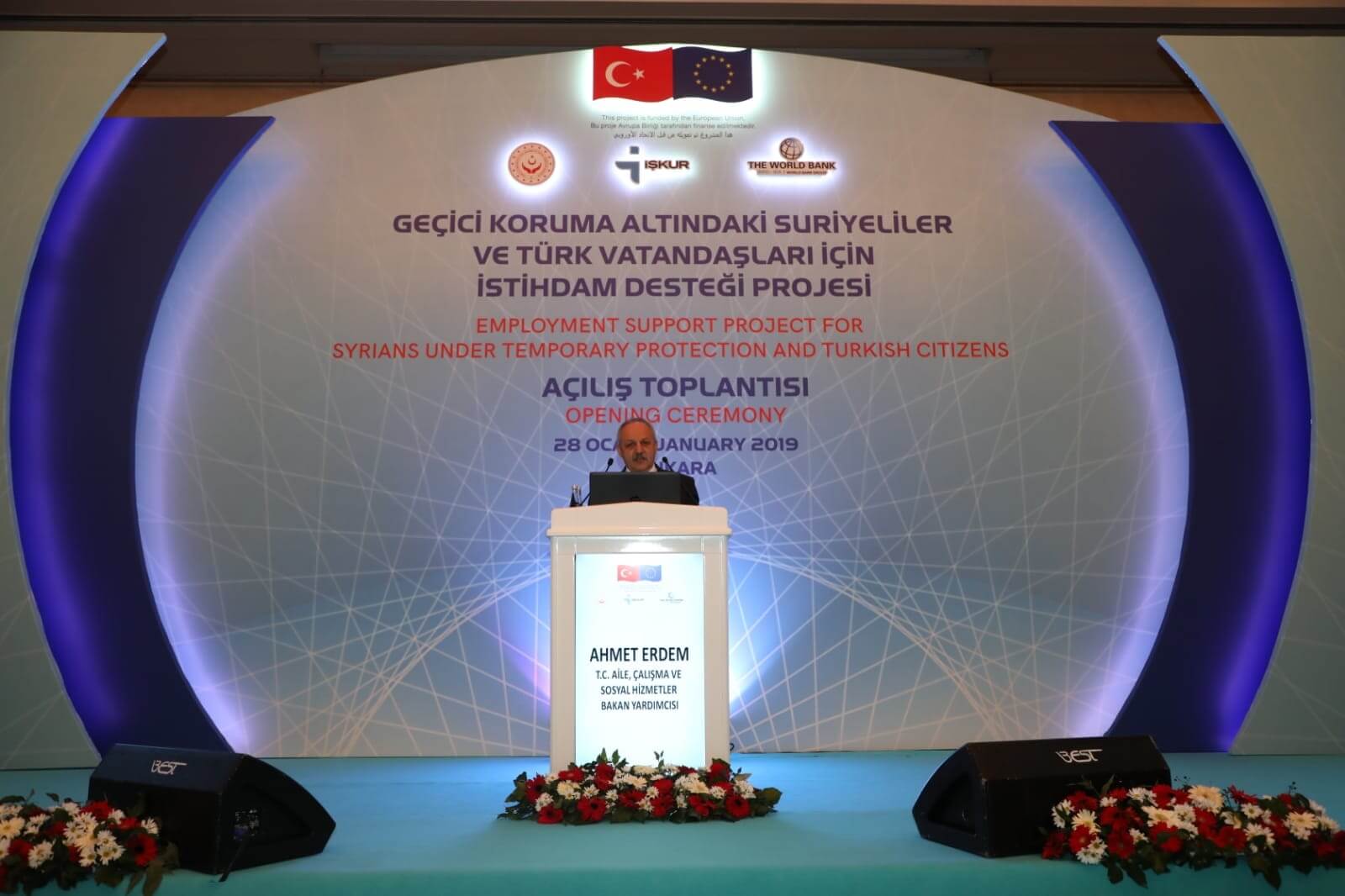 Geçici Koruma Altındaki Suriyeliler ve Türk Vatandaşları İçin İstihdam Desteği Projesi Açılış Toplantısı Ankara’da Yapıldı