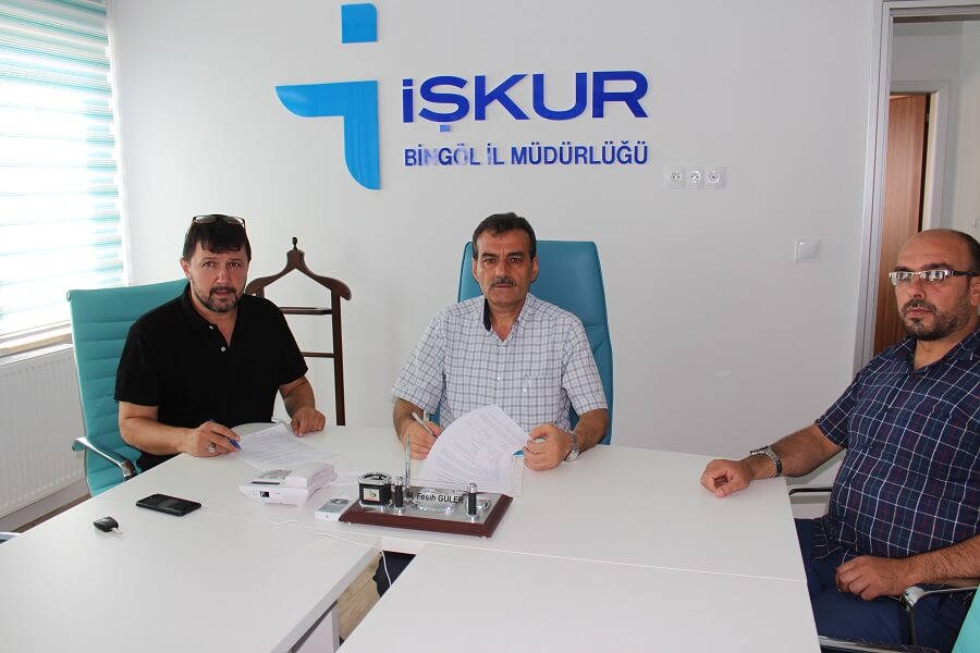 Bingöl'de Mesleki Eğitim Kursu Protokolü İmzaladık